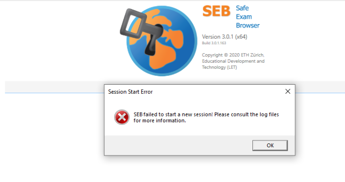 Troubleshooting issues with Safe Exam Browser (SEB) – AssessPrep